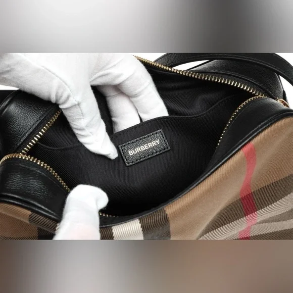 Burberry check crossbody bag - Picture 4 of 4